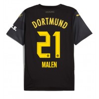 Camiseta Borussia Dortmund Donyell Malen #21 Segunda Equipación Replica 2024-25 mangas cortas